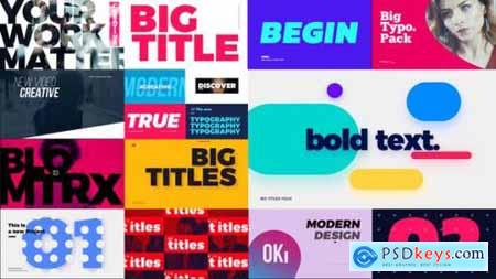 Big Bold Titles FCPX & Apple Motion 26661195