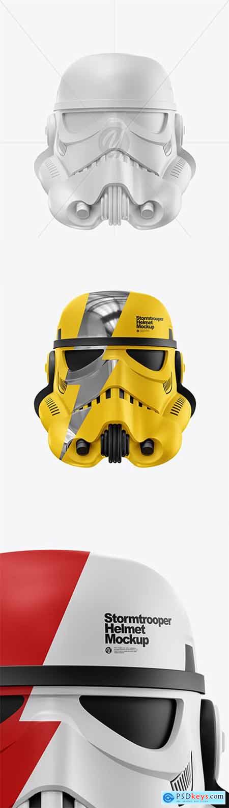 Matte Stormtrooper Helmet Mockup 42338