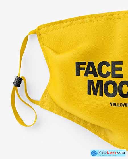 Download Free Face Mask Mockup 60860 Free Download Photoshop Vector Stock PSD Mockup Template