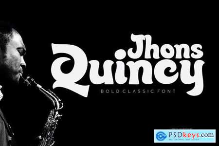 Quincy Jhons - Bold Classic font