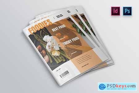 Food Magazine Cover Template