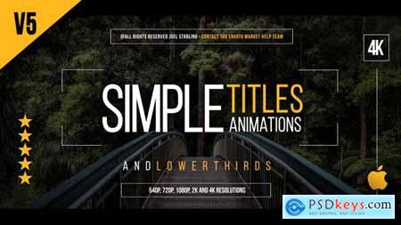 30 Simple Titles for Final Cut Pro X V6 19631556