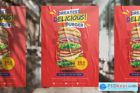 Burger Promotion Flyer-Poster