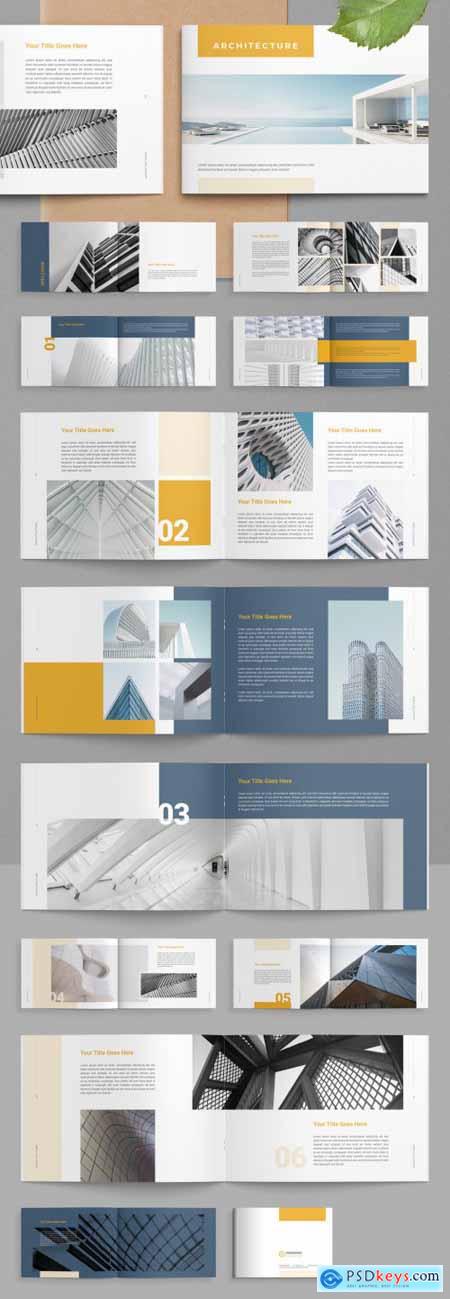 Architecture Layout with Yellow Accents 313866158