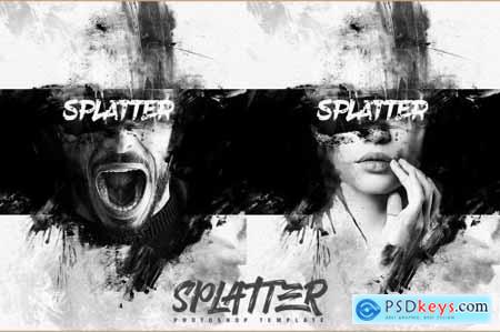Splatter Photo Template 4629580
