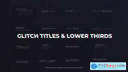 Modern Glitch Titles & Lower Thirds 26679278