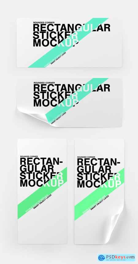 Mockup of Stickers 350314166