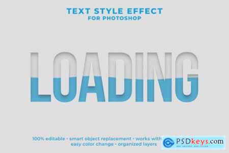 Psd editable text effect style template