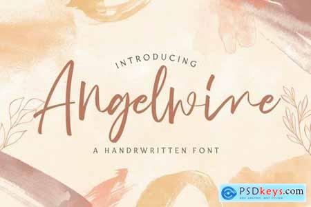 Angelwine - Handwritten Font