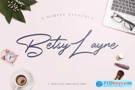 Betsy Layne - Signature Font