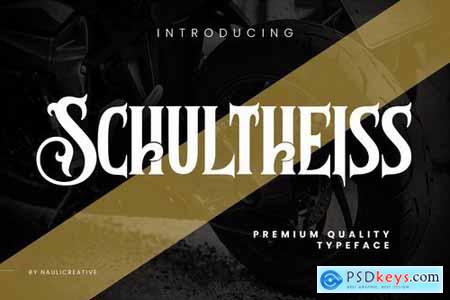 Schultheiss - Vintage Decorative Typeface
