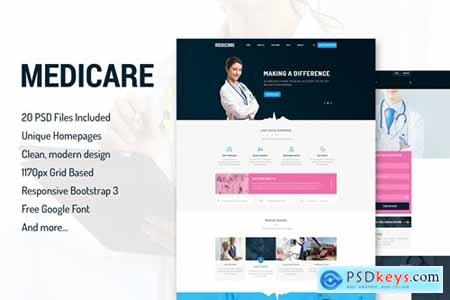 Medicare - Medical Health PSD Template