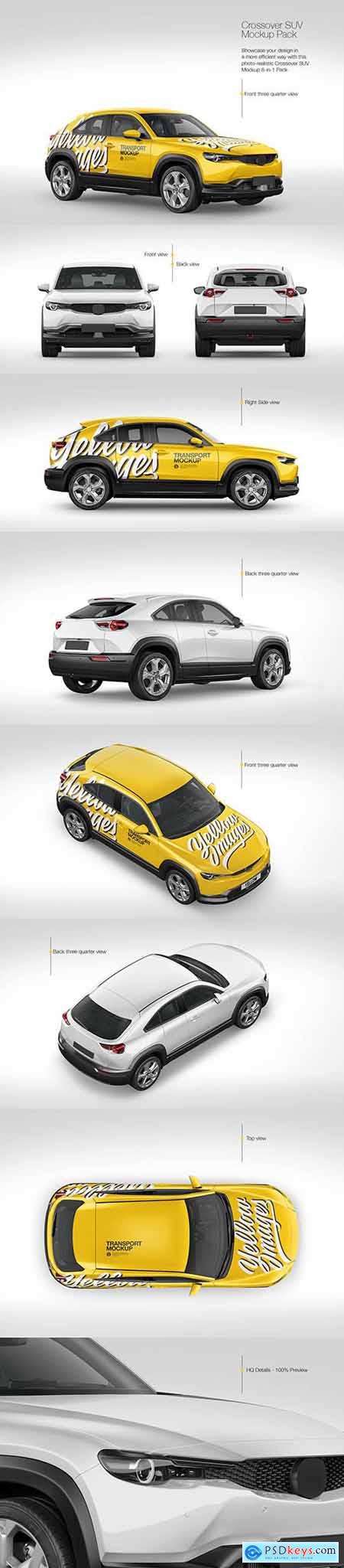 Compact Crossover SUV Mockup - Pack