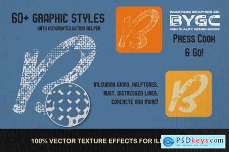 LetterPress Vector Texture Effects 3562795