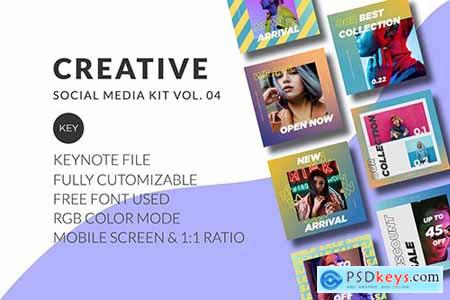 Creative Social Media Kit Vol 04 - Keynote