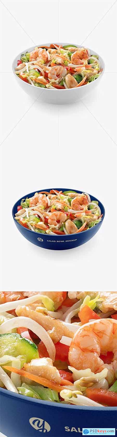 Download Salad w- Shrimps in a Bowl Mockup 60725 » Free Download Photoshop Vector Stock image Via Torrent ...