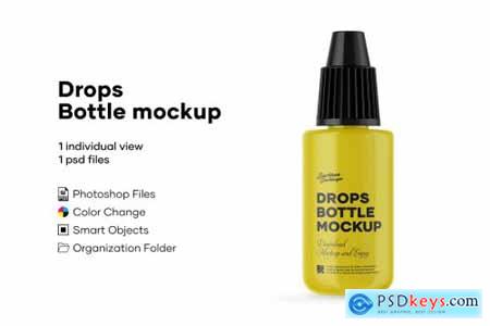 Drops Bottle Mockup 4977882