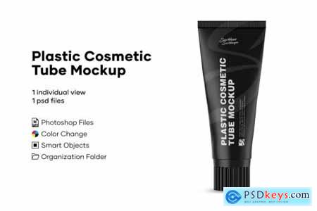 Matte Plastic Cosmetic Tube Mockup 4963528
