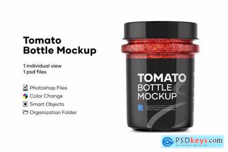 Tomato Bottle Mockup 4972577