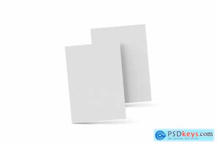 Two A4 Papers Mockup 4968692