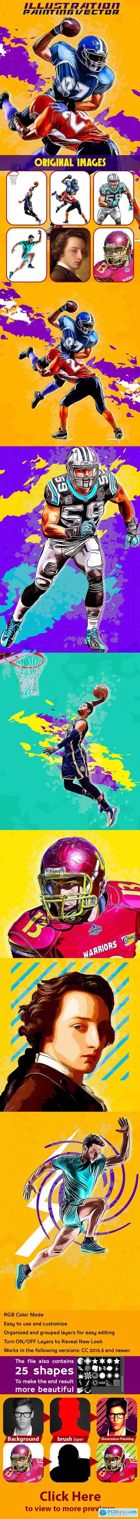 Illustration Painting Vector Action 26581141