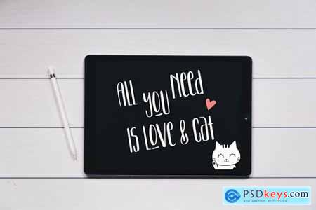 Kitten Lover Cute Display Font 4971173