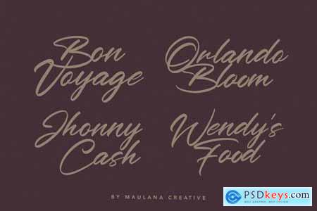 Outeris Calligraphy Font