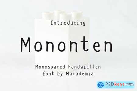 Mononten - Monospaced