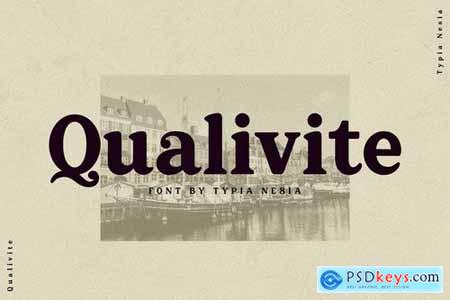 Qualivite Bold Serif Font