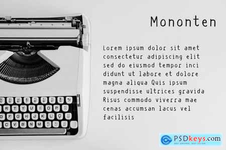 Mononten - Monospaced