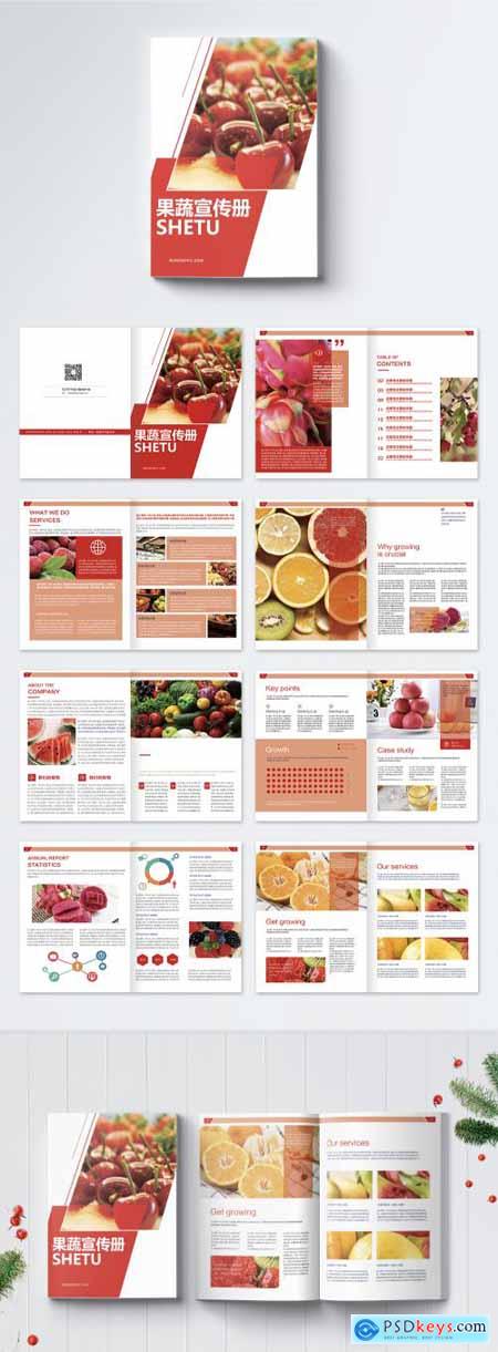 LovePik fresh fruit and vegetable food brochure 400233516