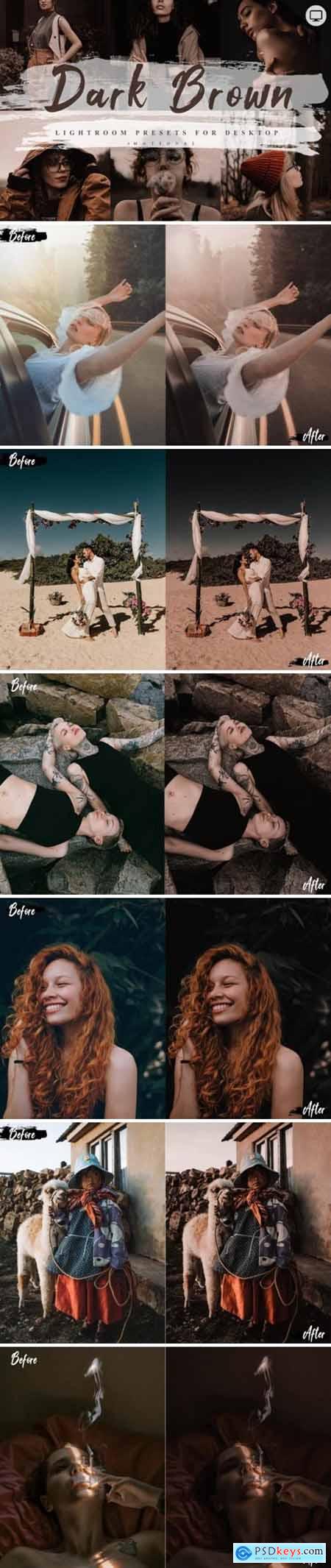 5 Dark Brown Lightroom Presets 4195547