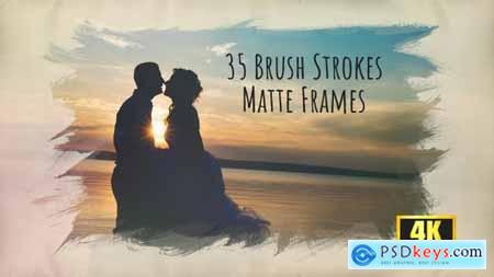 Brush Strokes  35 4K Matte Frames 24131903