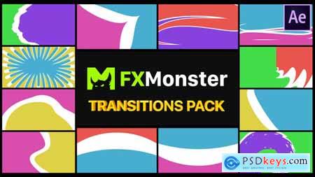 Colorful Transitions Pack After Effects 26721097