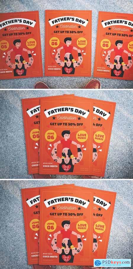Fathers Day Promotion Flyer