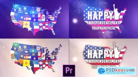USA States Flag Logo Premiere Pro 26816876