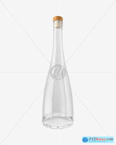 Clear Glass Bottle Mockup 61174