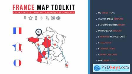 France Map Toolkit 26891777