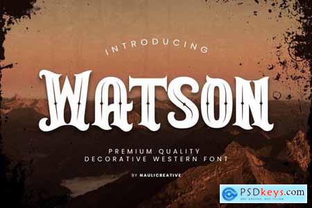 Watson - Vintage Western Font