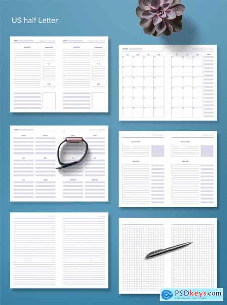 Personal Planner Undated Layout 353694497