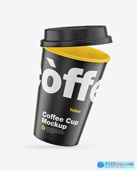 Matte Coffee Cup Mockup 60885