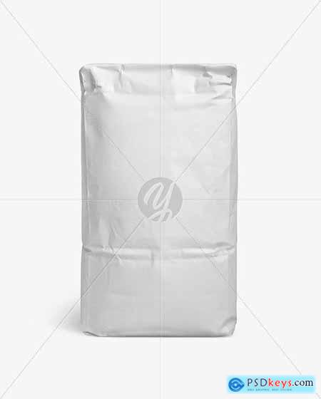 Paper Flour Bag Mockup - Front View 61238