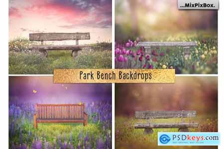 Park Bench Backdrops 5013302
