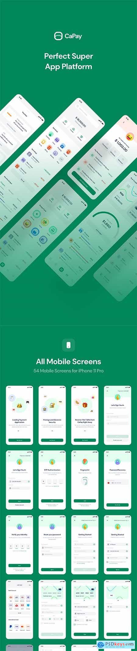 CaPay Wallet iOS UI Kit