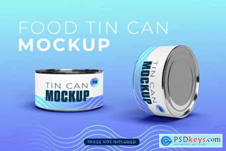 Floating tin cans mock-up
