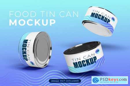 Floating tin cans mock-up
