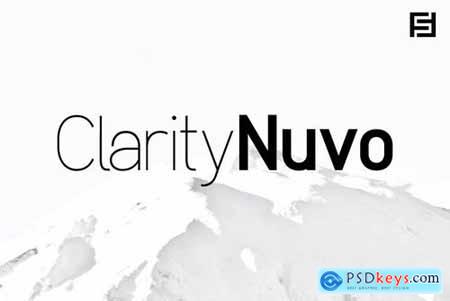 Clarity Nuvo - Clean Modern Typeface 5007530