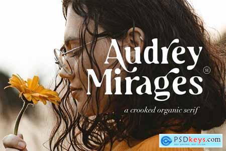 Audrey Mirages - Crooked Stylist Serif
