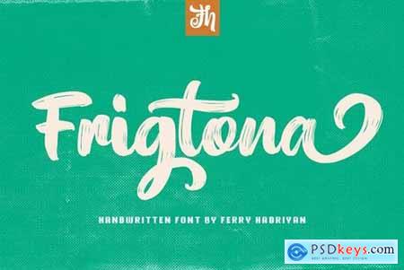 Frigtona - Handwritten Font 4992773