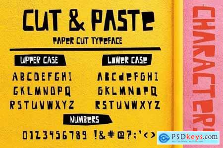 Cut And Paste - Paper Cut Font 5003114